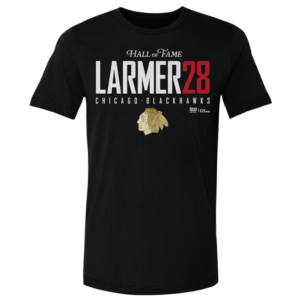 Steve Larmer Chicago Blackhawks H.O.F. Elite WHT (ONLINE ORDER ONLY)