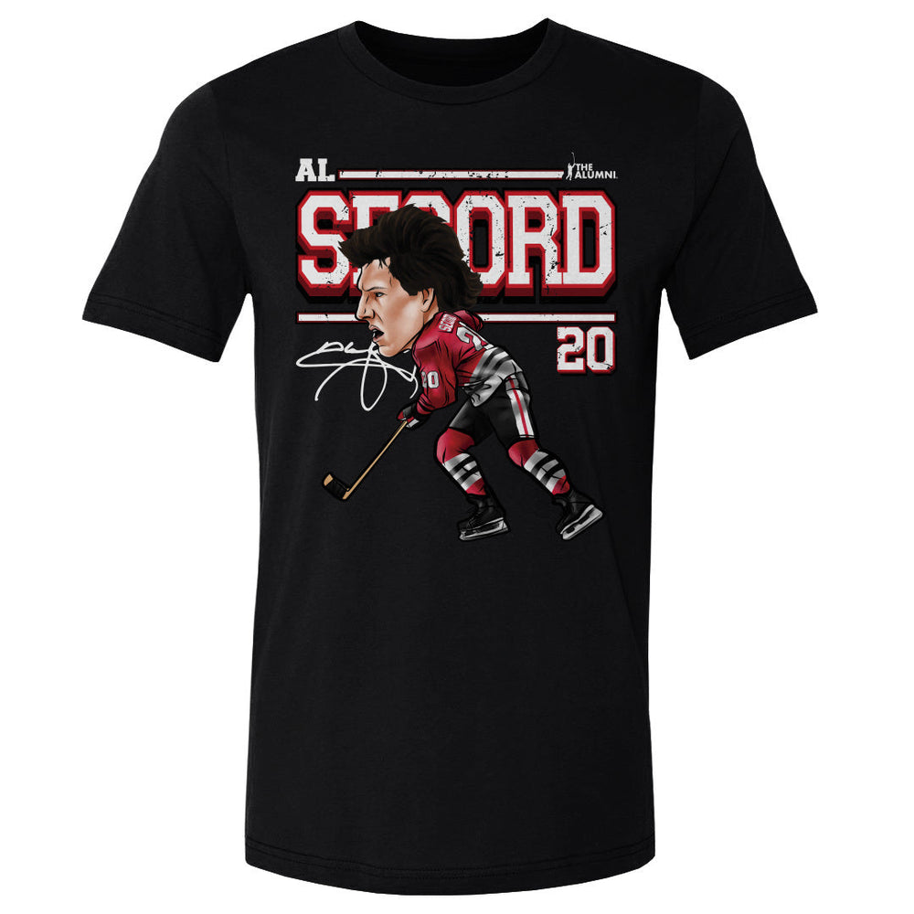Al Secord Chicago Cartoon WHT (ONLINE ORDER ONLY)