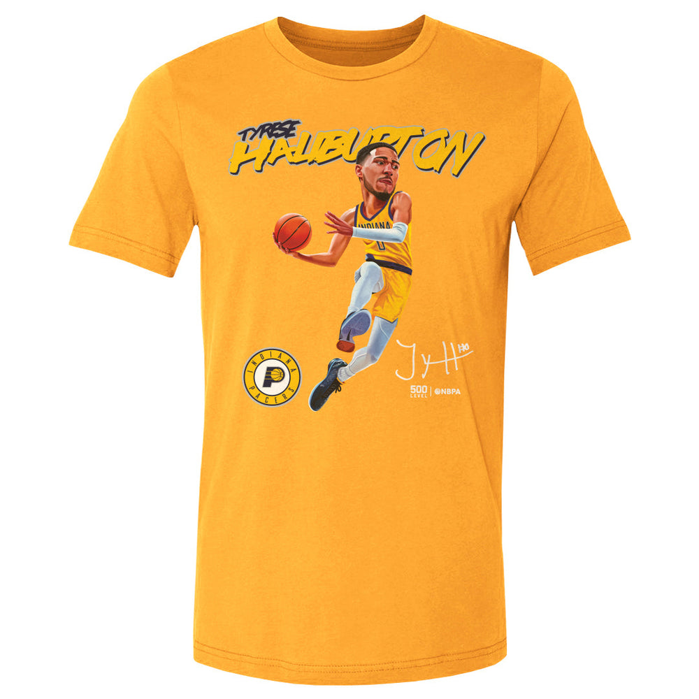 Tyrese Haliburton Indiana Pacers Caricature WHT (ONLINE ORDER ONLY)
