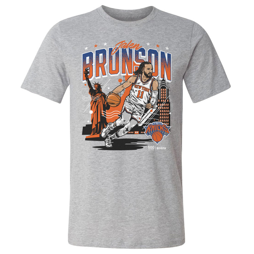 Jalen Brunson New York Knicks Skyline WHT (ONLINE ORDER ONLY)