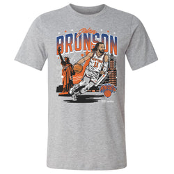Jalen Brunson New York Knicks Skyline WHT (ONLINE ORDER ONLY)