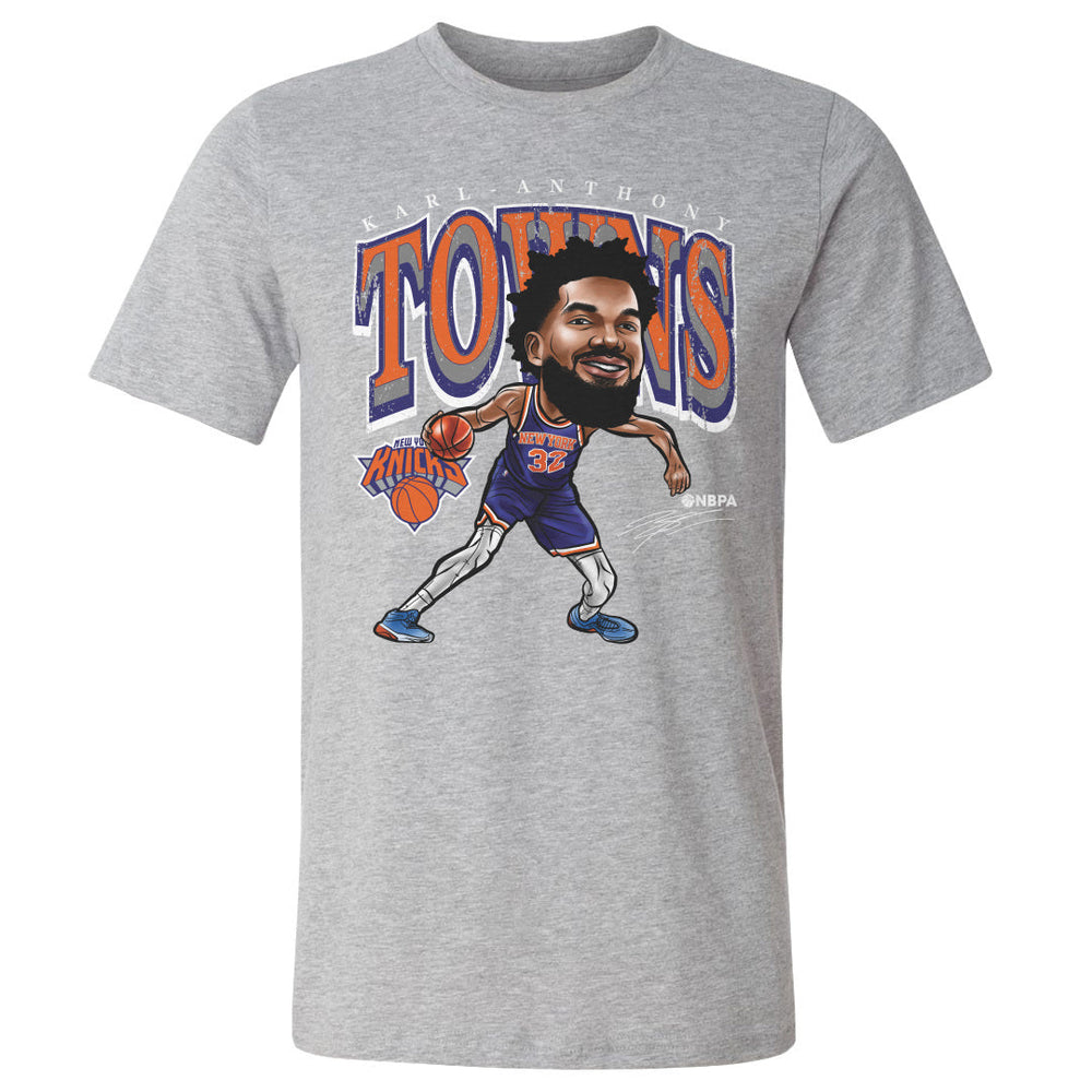 Karl-Anthony Towns New York Knicks Cartoon WHT (ONLINE ORDER ONLY)
