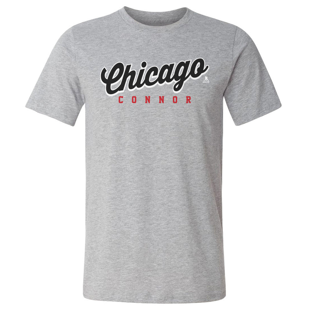 Connor Bedard Chicago Script Connor WHT (ONLINE ORDER ONLY)