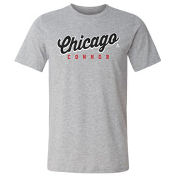 Connor Bedard Chicago Script Connor WHT (ONLINE ORDER ONLY)