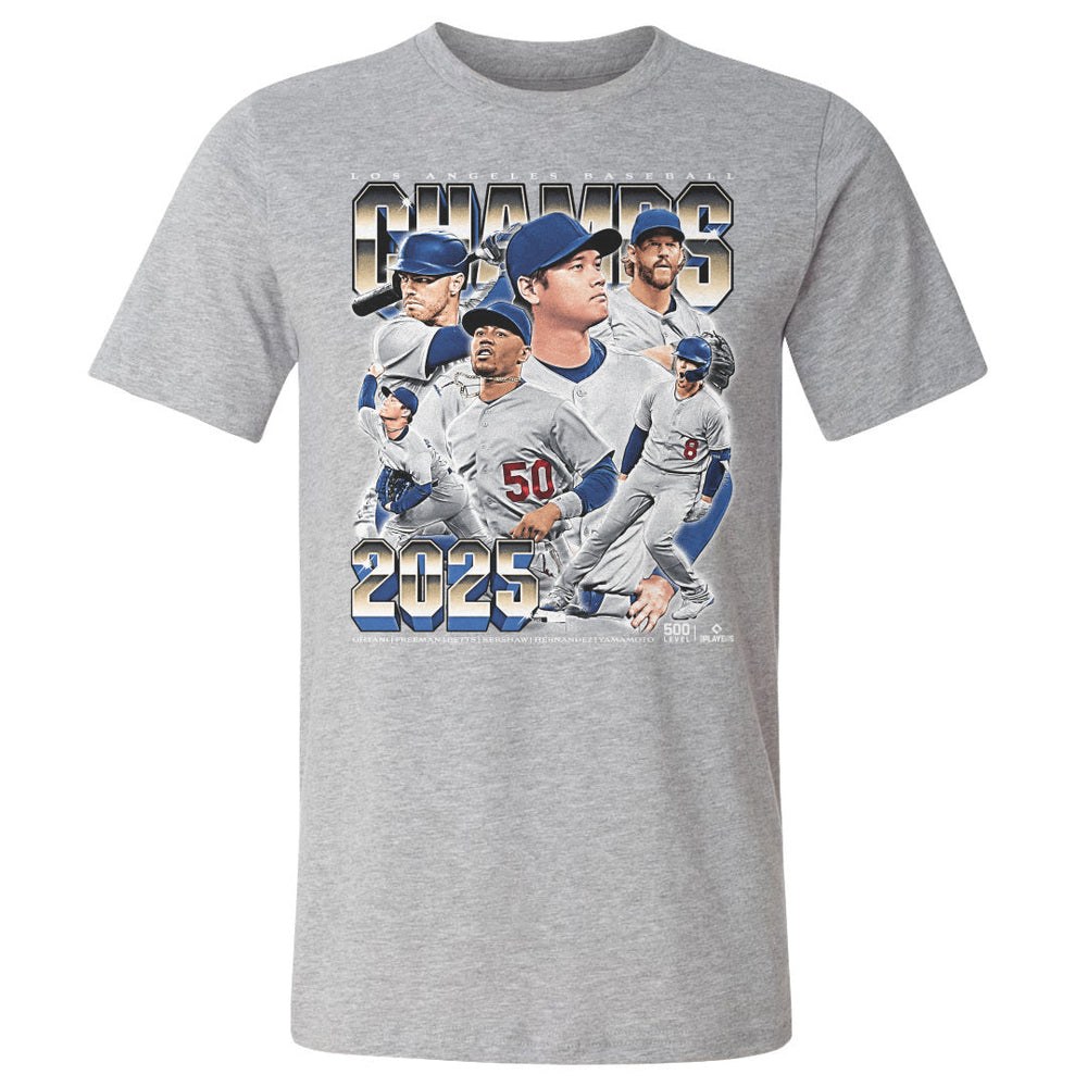 Los Angeles D Baseball 2025 Champs Vintage WHT (ONLINE ORDER ONLY)