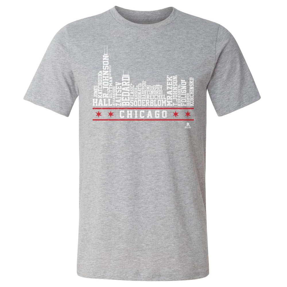 Chicago Hockey Roster Skyline 23 WHT (ONLINE ORDER ONLY)