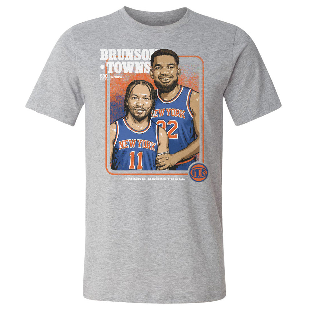 Jalen Brunson & Karl-Anthony Towns New York Knicks Step Brothers WHT (ONLINE ORDER ONLY)