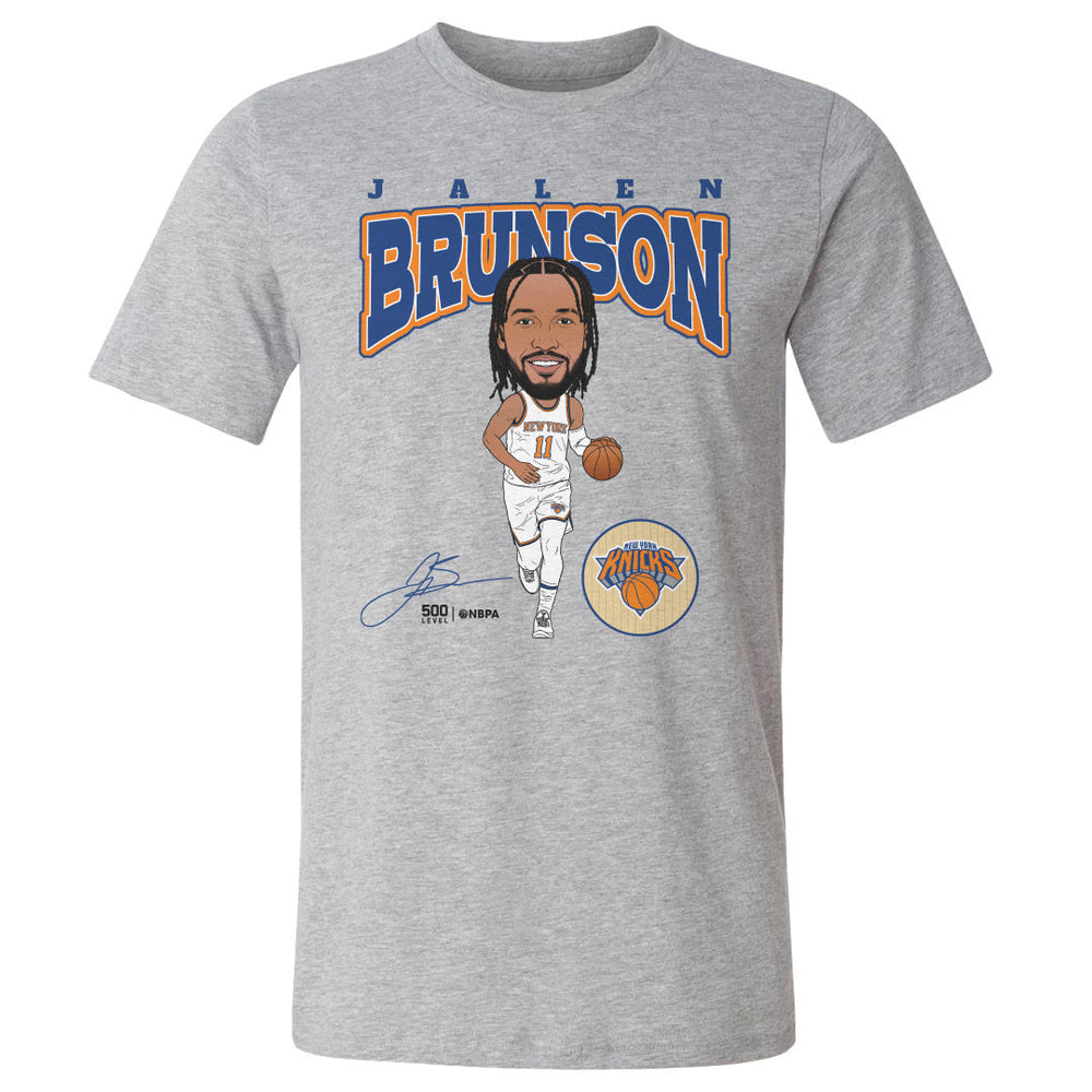 Jalen Brunson New York Knicks Hardwood Comic WHT (ONLINE ORDER ONLY)