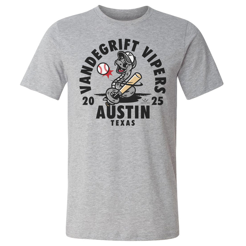 Crown Trio Vandegrift High School Baseball Mascot Snake WHT (ONLINE ORDER ONLY)