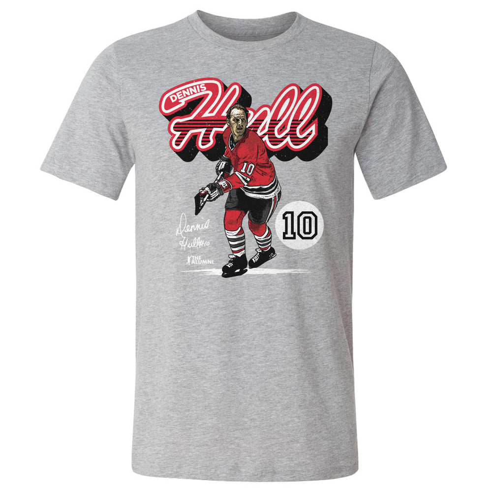 Dennis Hull Chicago Retro Script WHT (ONLINE ORDER ONLY)