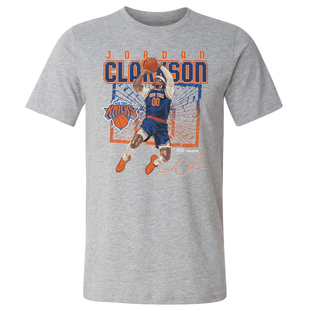 Jordan Clarkson New York Knicks Shattered WHT (ONLINE ORDER ONLY)