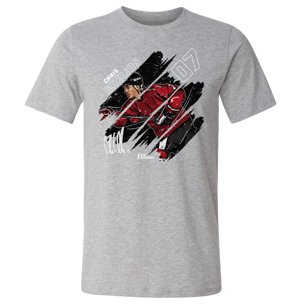 Chris Chelios Stripes WHT (ONLINE ORDER ONLY)