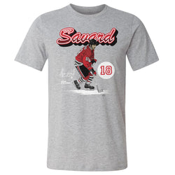 Denis Savard Chicago Retro Script WHT (ONLINE ORDER ONLY)