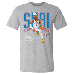 Shai Gilgeous-Alexander Oklahoma City Thunder Caricature WHT (ONLINE ORDER ONLY)