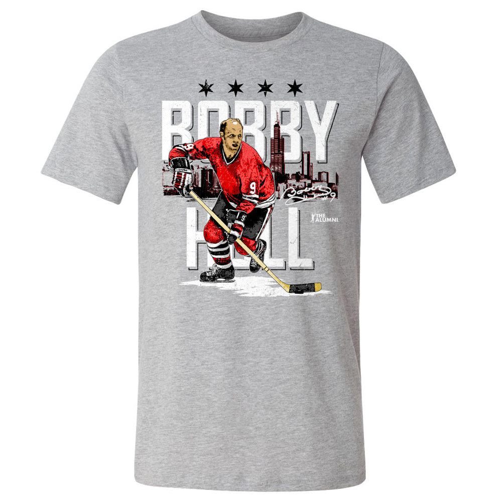 Bobby Hull Chicago Skyline WHT (ONLINE ORDER ONLY)