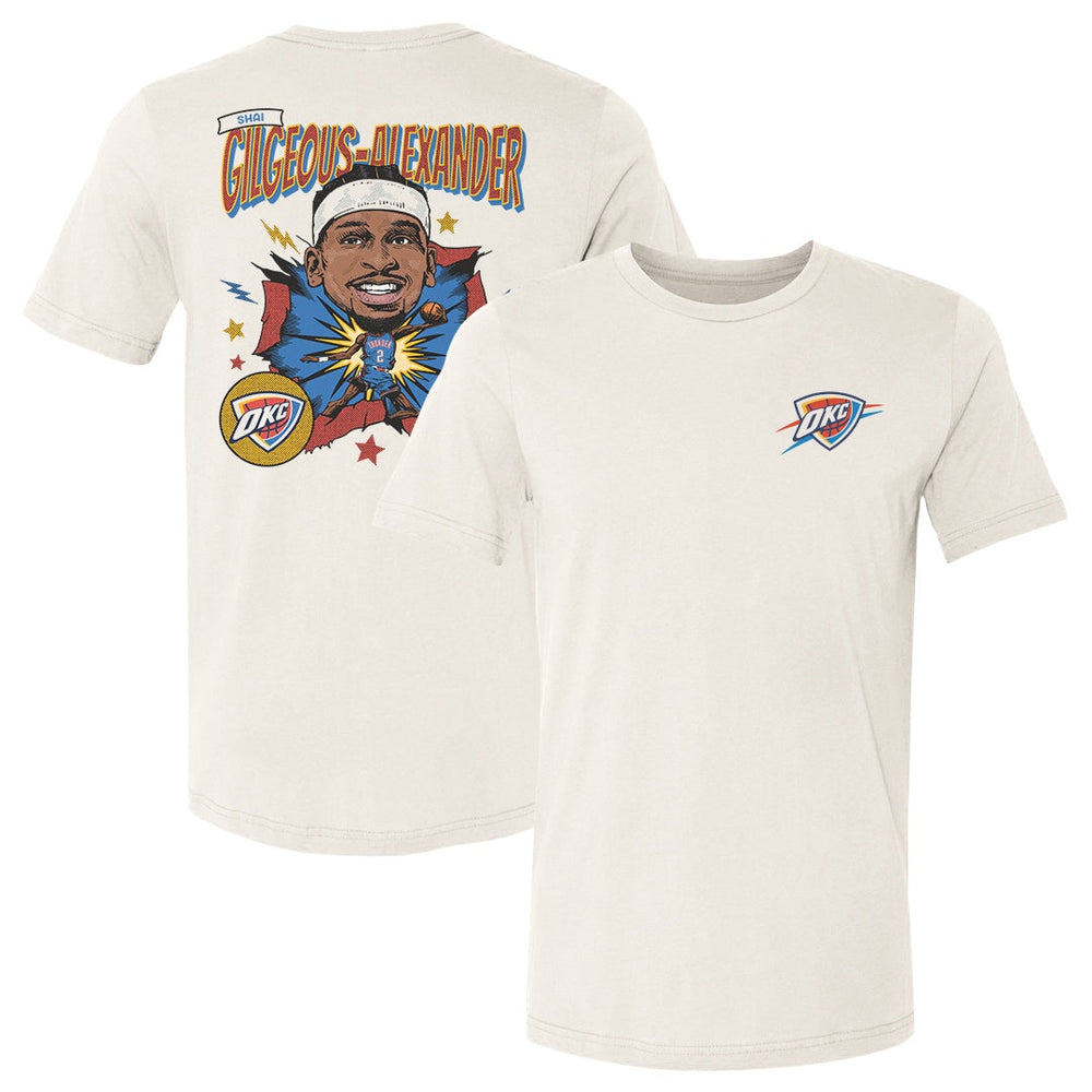 Shai Gilgeous-Alexander Oklahoma City Thunder Caricature F&B (ONLINE ORDER ONLY)