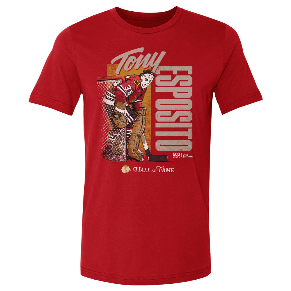 Tony Esposito Chicago Blackhawks H.O.F. Highlight WHT (ONLINE ORDER ONLY)