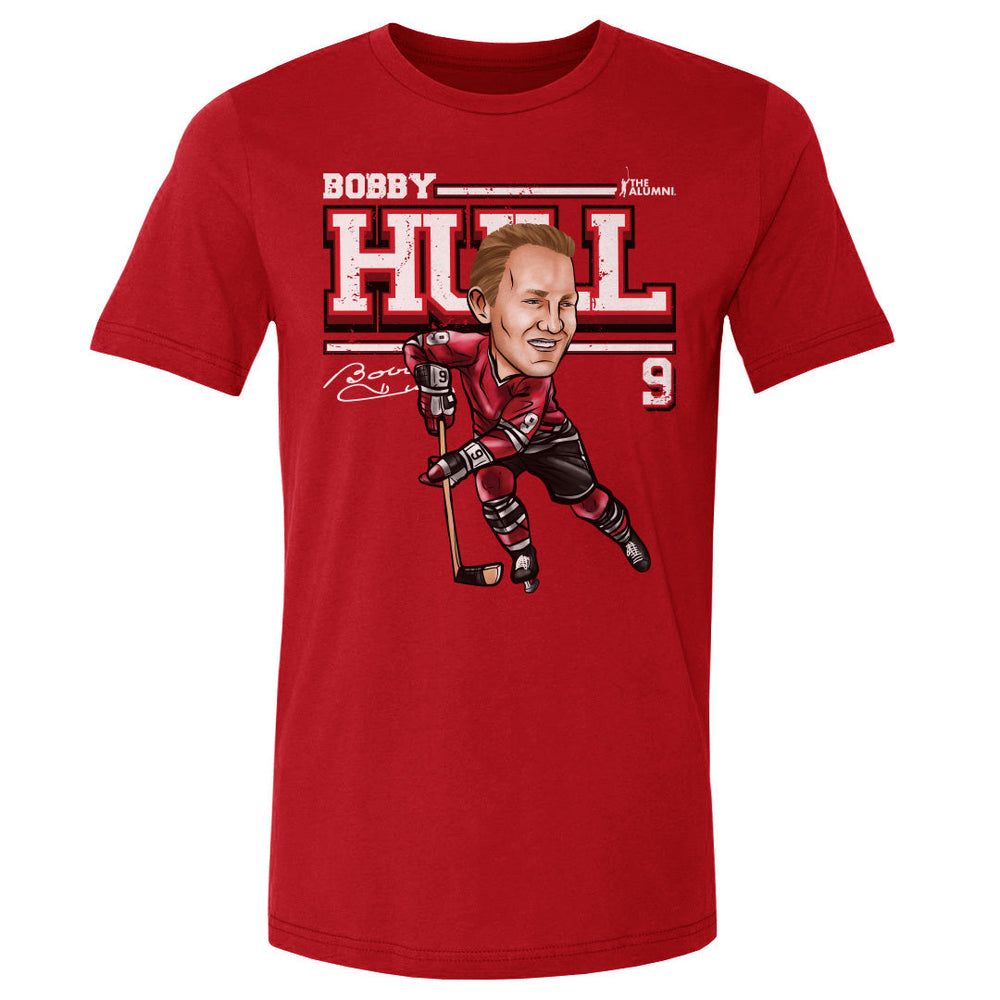Bobby Hull Chicago Cartoon WHT (ONLINE ORDER ONLY)
