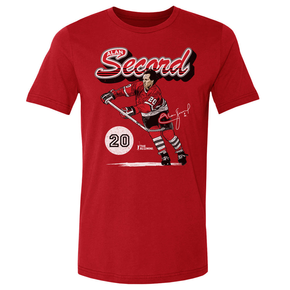 Alan Secord Chicago Retro Script WHT (ONLINE ORDER ONLY)