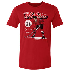 Stan Mikita Chicago Retro Script WHT (ONLINE ORDER ONLY)