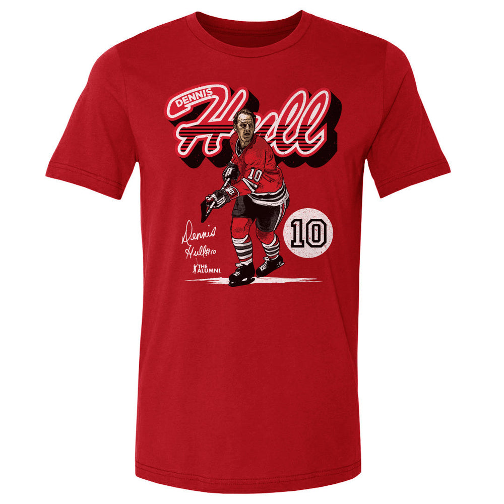 Dennis Hull Chicago Retro Script WHT (ONLINE ORDER ONLY)