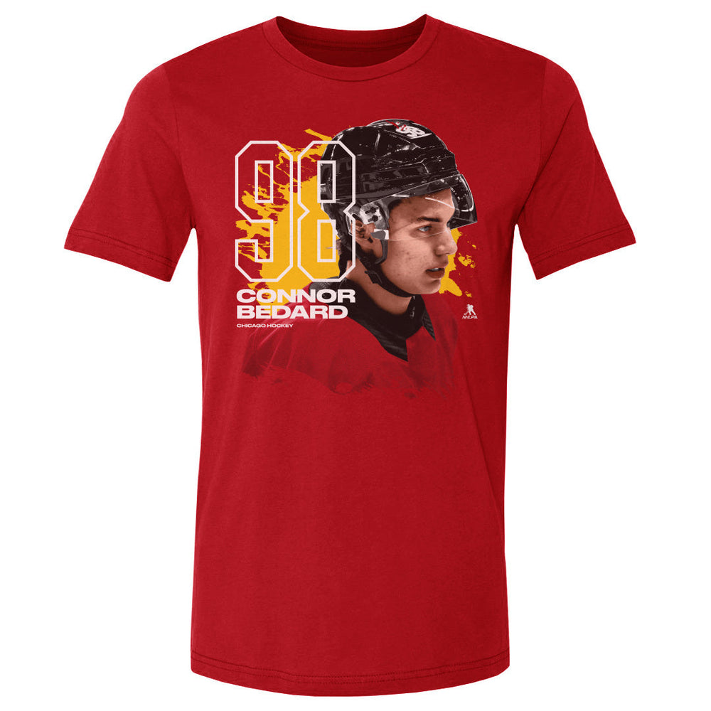 Connor Bedard Chicago Profile WHT (ONLINE ORDER ONLY)