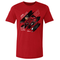 Chris Chelios Stripes WHT (ONLINE ORDER ONLY)