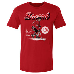 Denis Savard Chicago Retro Script WHT (ONLINE ORDER ONLY)