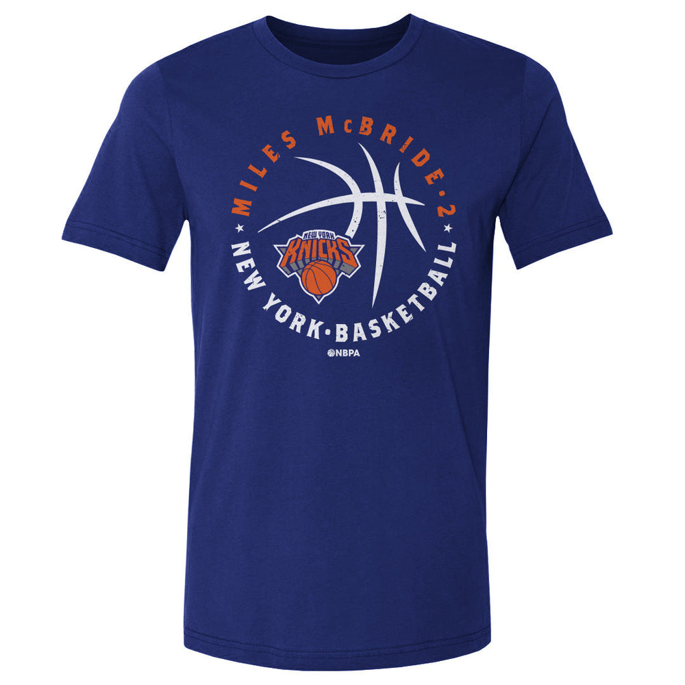 Miles McBride New York Knicks Player Ball WHT (ONLINE ORDER ONLY)