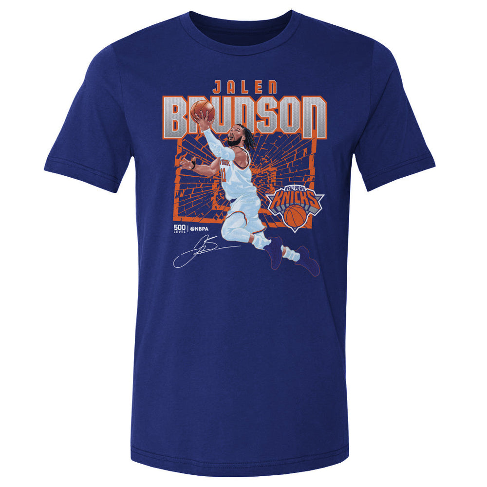 Jalen Brunson New York Knicks Shattered WHT (ONLINE ORDER ONLY)