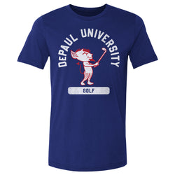DePaul Blue Demons Mascot Golf WHT