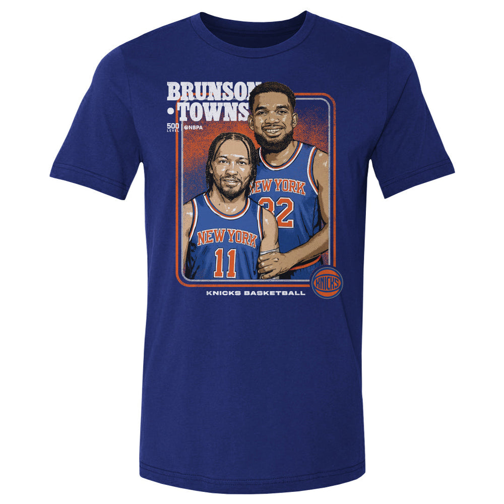 Jalen Brunson & Karl-Anthony Towns New York Knicks Step Brothers WHT (ONLINE ORDER ONLY)