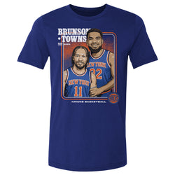 Jalen Brunson & Karl-Anthony Towns New York Knicks Step Brothers WHT (ONLINE ORDER ONLY)
