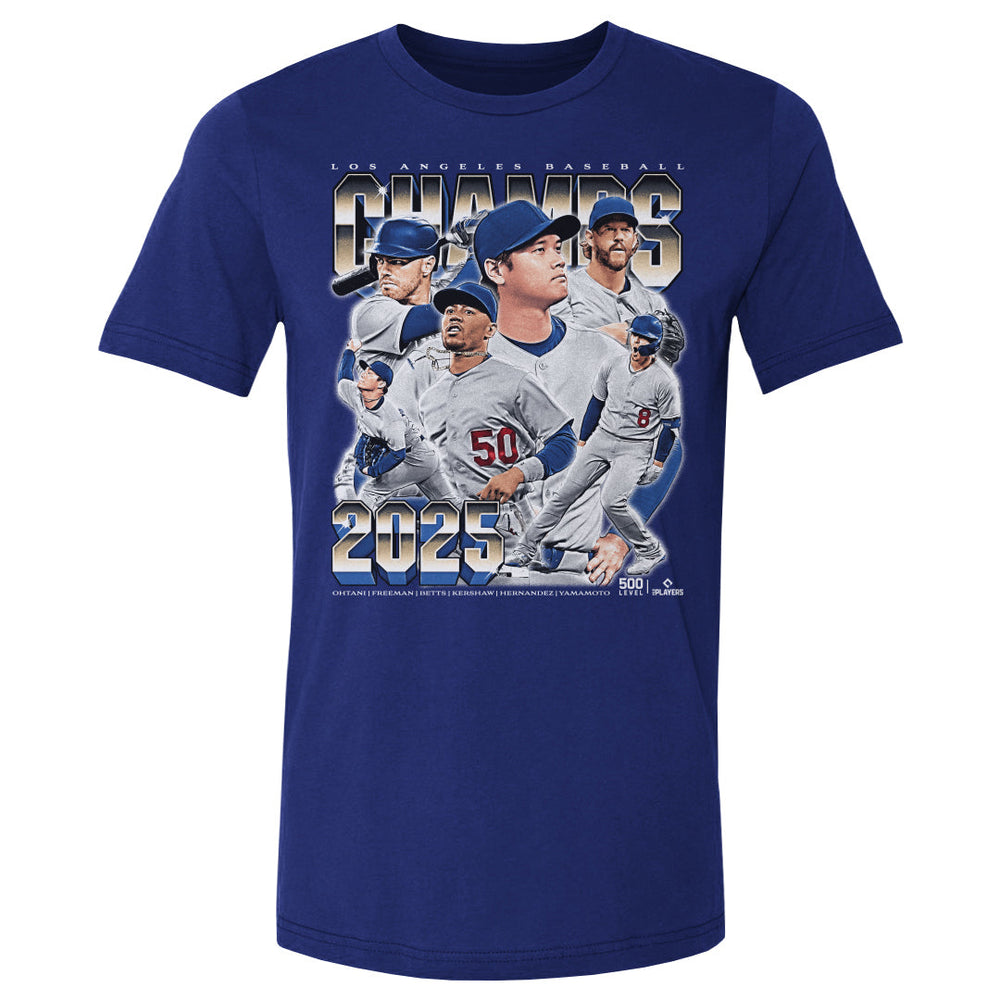 Los Angeles D Baseball 2025 Champs Vintage WHT (ONLINE ORDER ONLY)