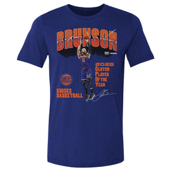 Jalen Brunson New York Knicks 2025 Clutch Player Of The Year WHT (ONLINE ORDER ONLY)