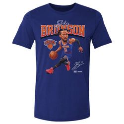 Jalen Brunson New York Knicks Caricature WHT