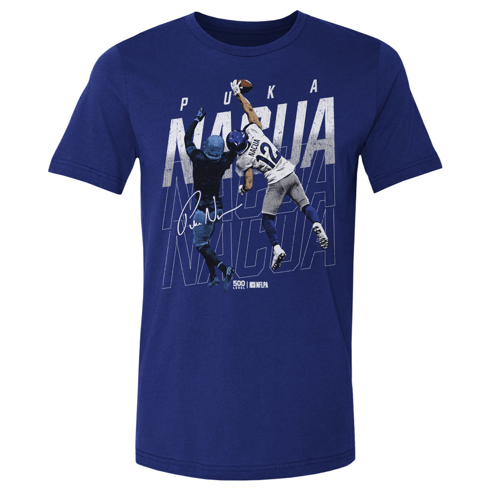 Puka Nacua Los Angeles R One-Handed Catch WHT (ONLINE ORDER ONLY)