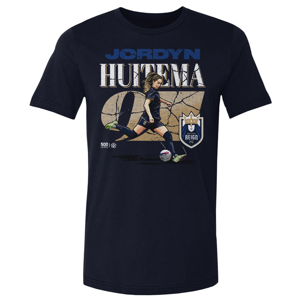 Jordyn Huitema Seattle Reign FC Cracked Number WHT (ONLINE ONLY)