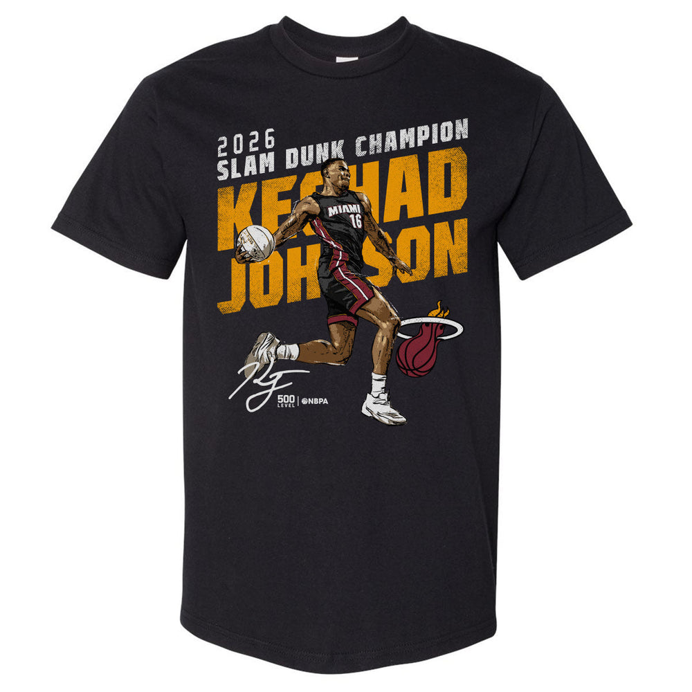 Keshad Johnson Miami Heat 2026 Slam Dunk Champion WHT (ONLINE ORDER ONLY)