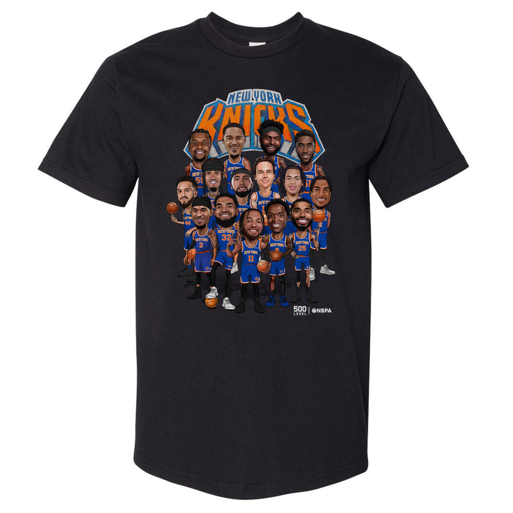 New York Knicks 2026 Playoffs Caricature WHT (ONLINE ORDER ONLY)