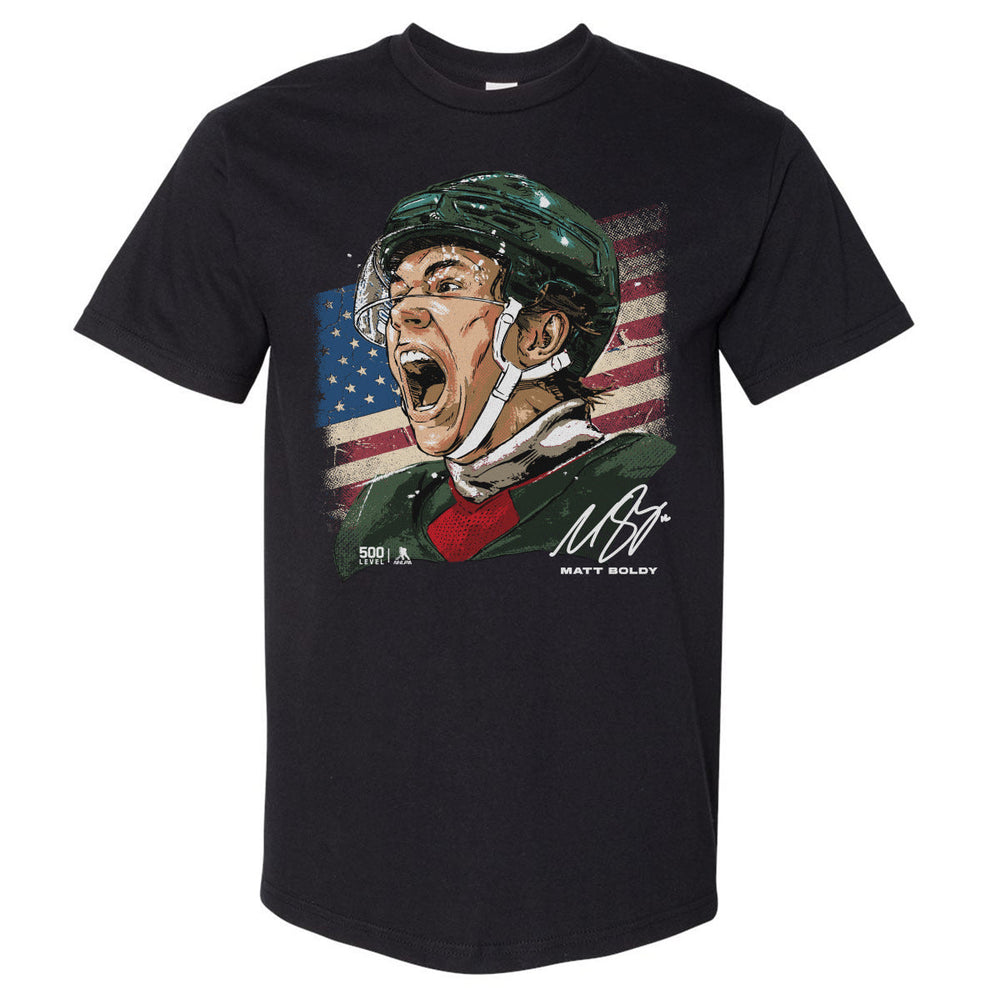 Matt Boldy Minnesota USA Portrait WHT (ONLINE ORDER ONLY)