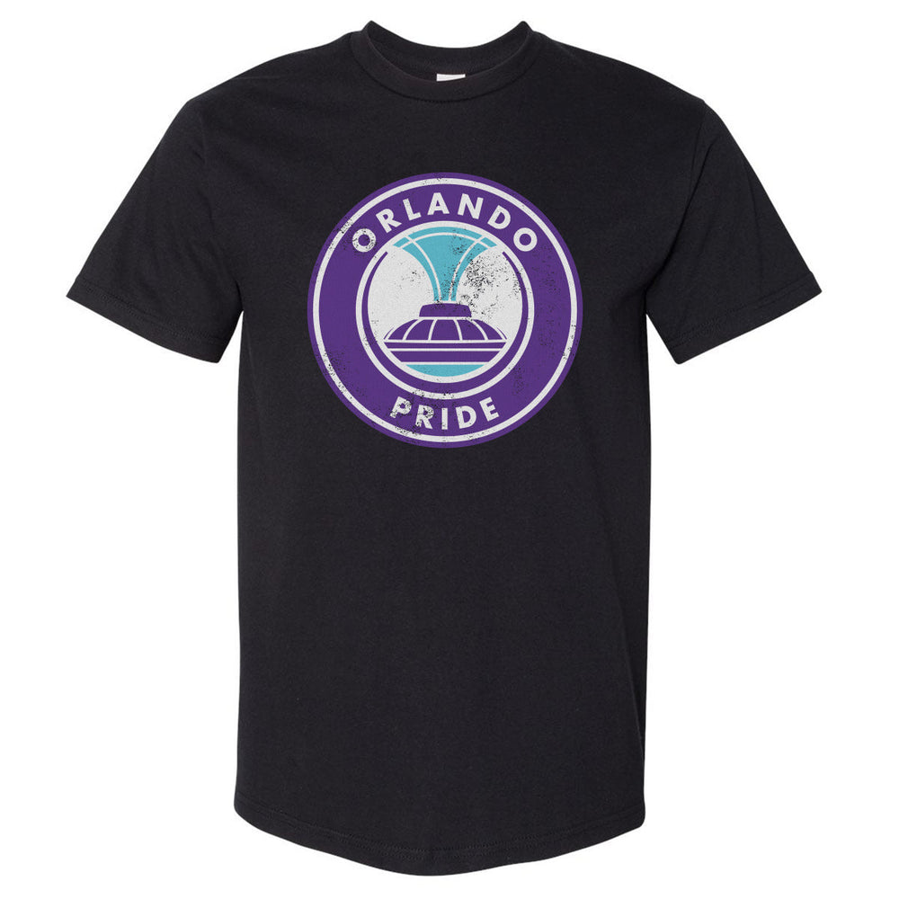 Orlando Pride Vintage Primary Logo WHT (ONLINE ORDER ONLY)
