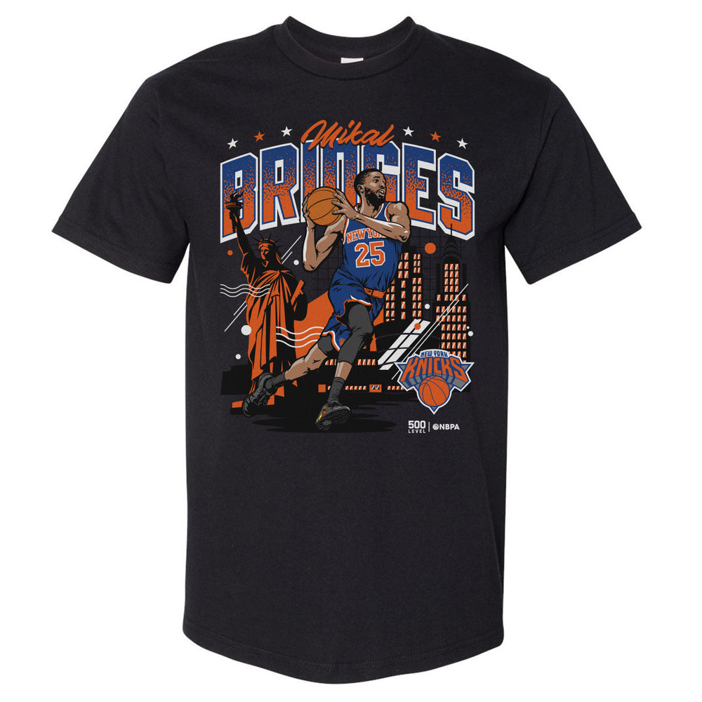 Mikal Bridges New York Knicks Skyline WHT (ONLINE ORDER ONLY)