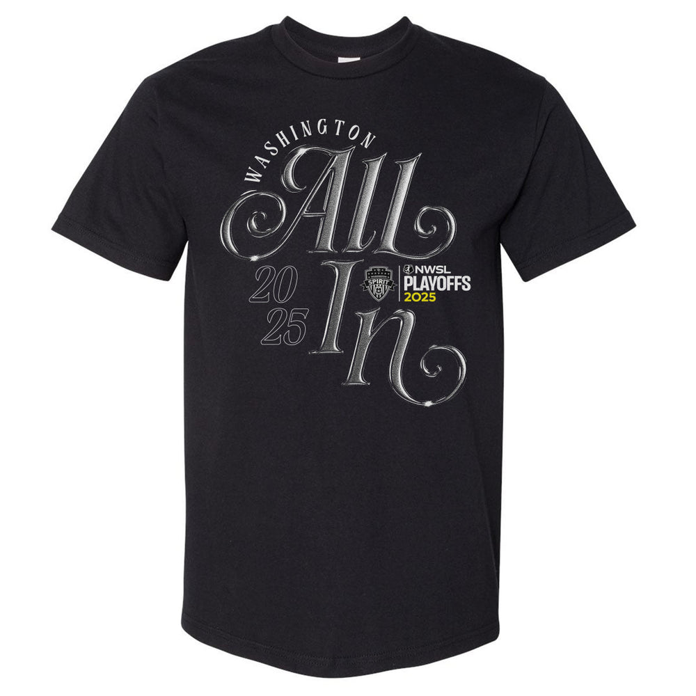 Washington Spirit NWSL Playoff All In 2025 WHT (ONLINE ORDER ONLY)