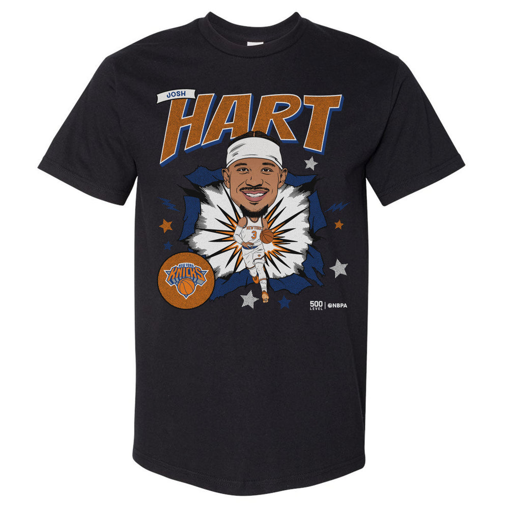 Josh Hart New York Knicks Caricature WHT (ONLINE ORDER ONLY)