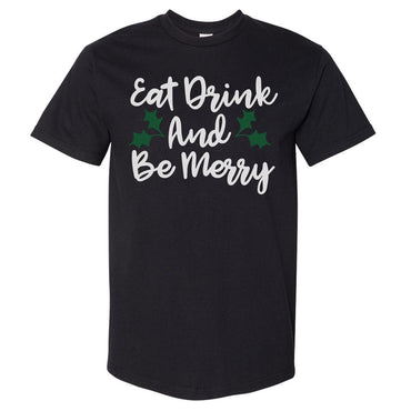 Christmas Eat Drink And Be Merry WHT (ONLINE ORDER ONLY)