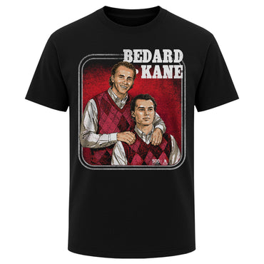 Connor Bedard & Patrick Kane Chicago Step Brothers WHT (ONLINE ORDER ONLY)