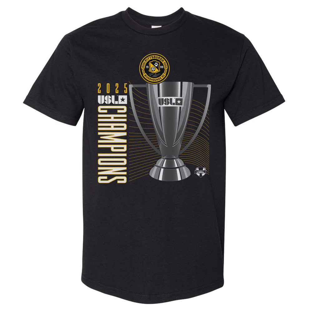 Pittsburgh Riverhounds SC 2025 USL Championship Final Champions Trophy WHT (ONLINE ORDER ONLY)