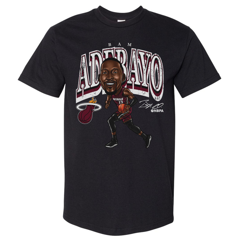 Bam Adebayo Miami Heat Cartoon WHT (ONLINE ORDER ONLY)