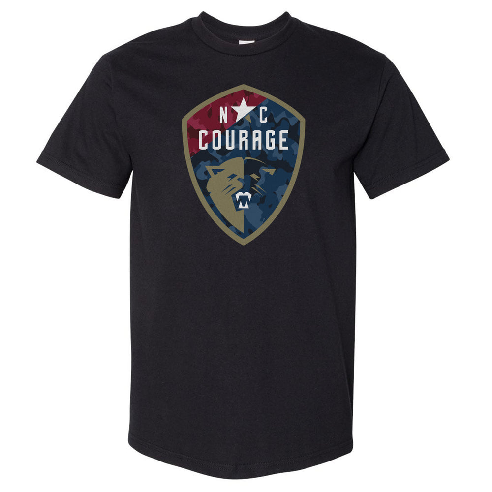 North Carolina Courage Camo Logo WHT (ONLINE ORDER ONLY)